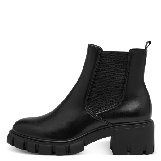 Chunky Healed Chelsea Boots - Black