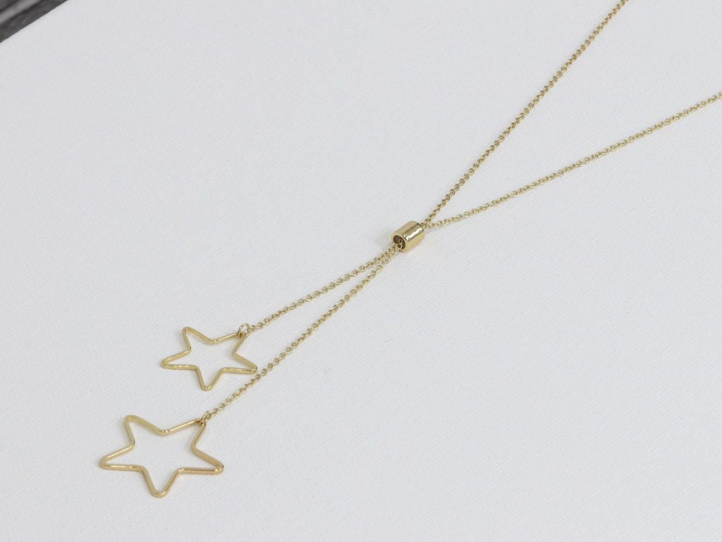 Megan Stars Necklace - Gold