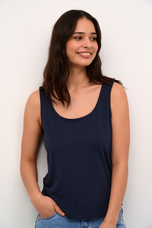 Naia Top - Navy Blazer