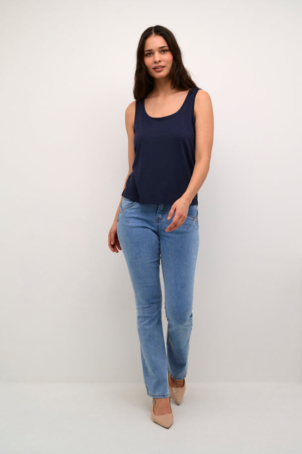 Naia Top - Navy Blazer
