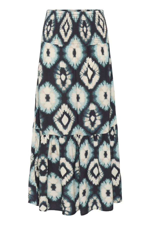 Tiah Skirt - Aqua Tie Dye