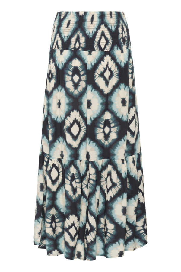Tiah Skirt - Aqua Tie Dye