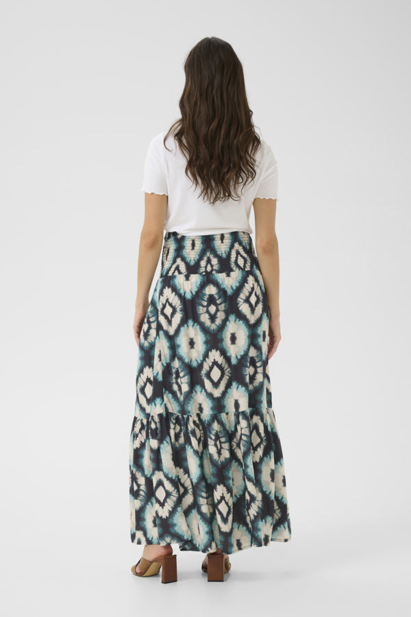 Tiah Skirt - Aqua Tie Dye