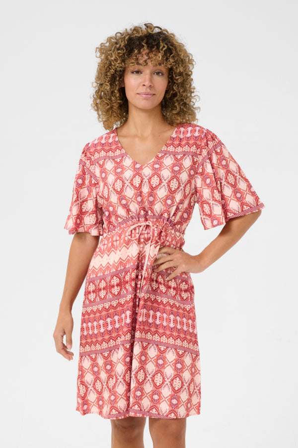 Tiah Dress - Ethnic Geometric