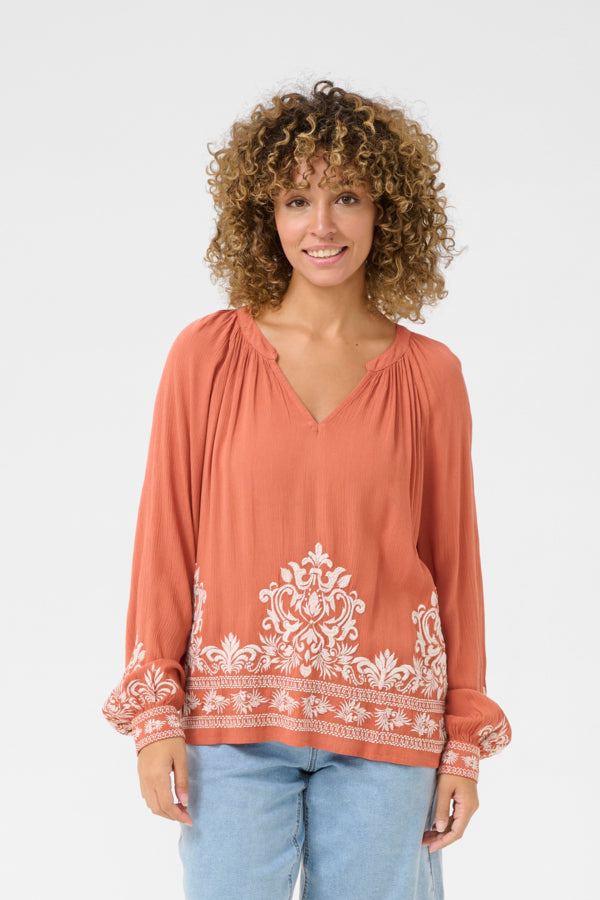 Zoe Blouse - Bruschetta