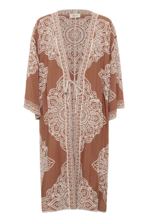 Tyla Kimono - Bruschetta with Embroidery