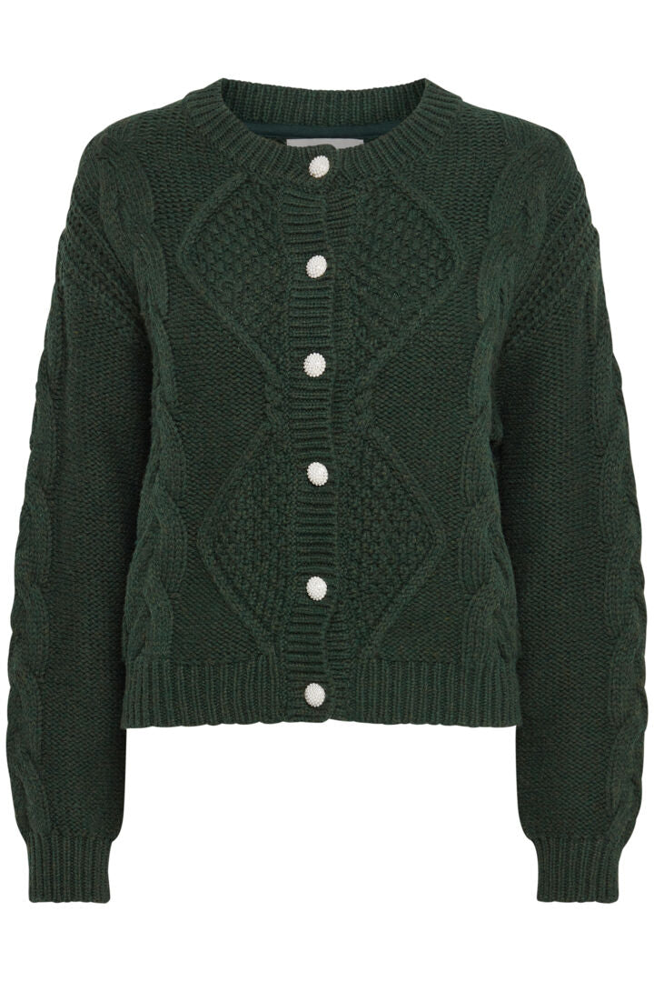 Marla Cotton/Wool Blend Cardigan - Mountain View