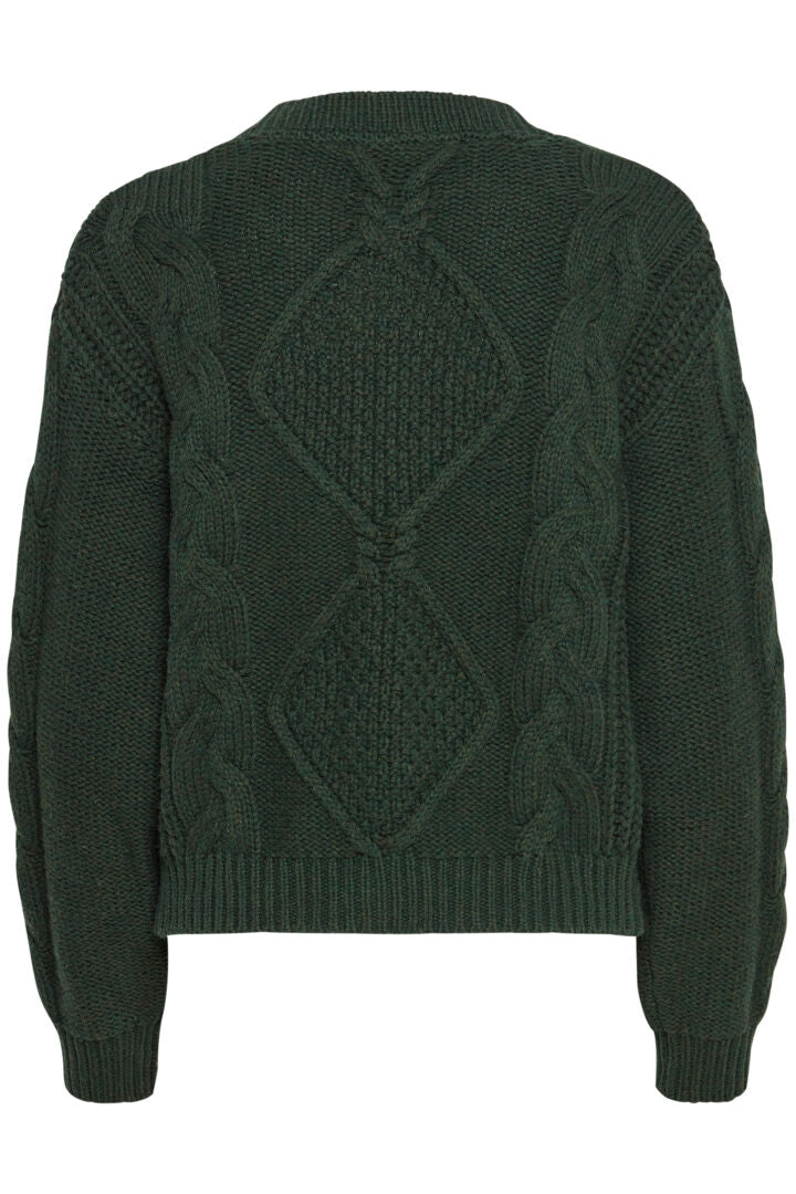 Marla Cotton/Wool Blend Cardigan - Mountain View