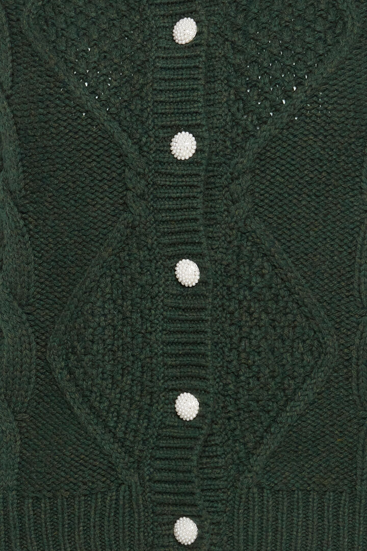 Marla Cotton/Wool Blend Cardigan - Mountain View