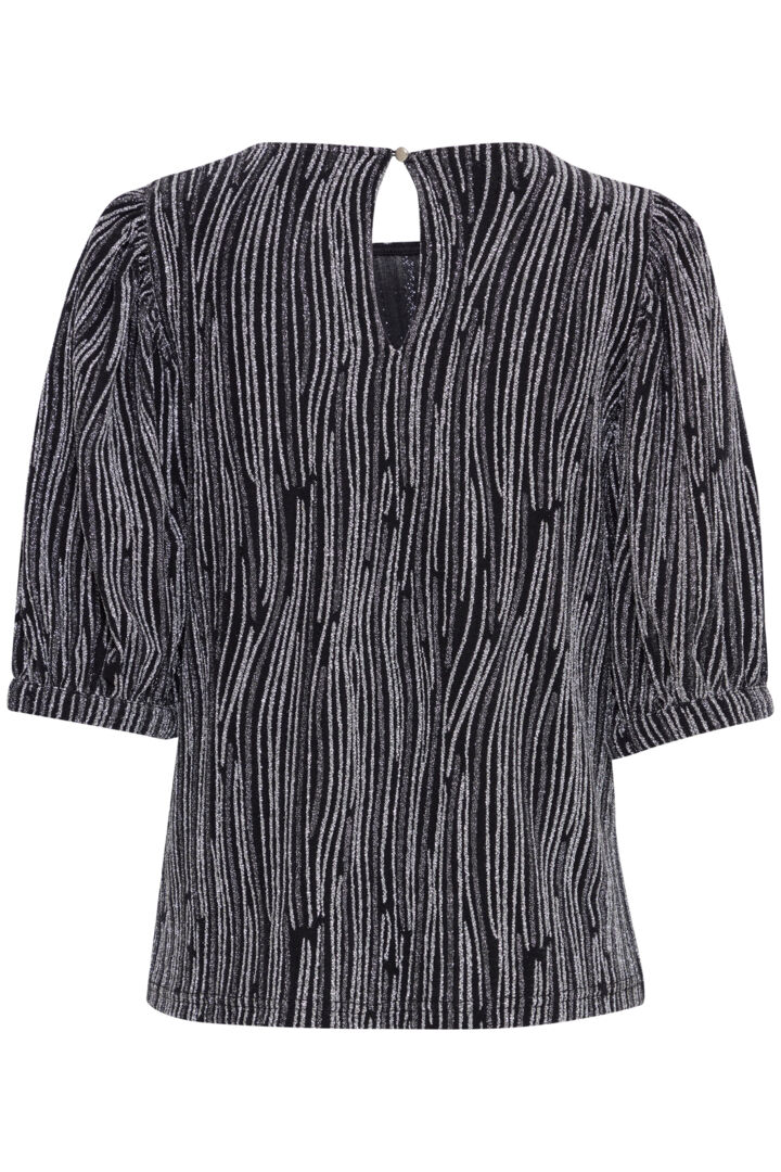 Malia Blouse - Silver Glitter