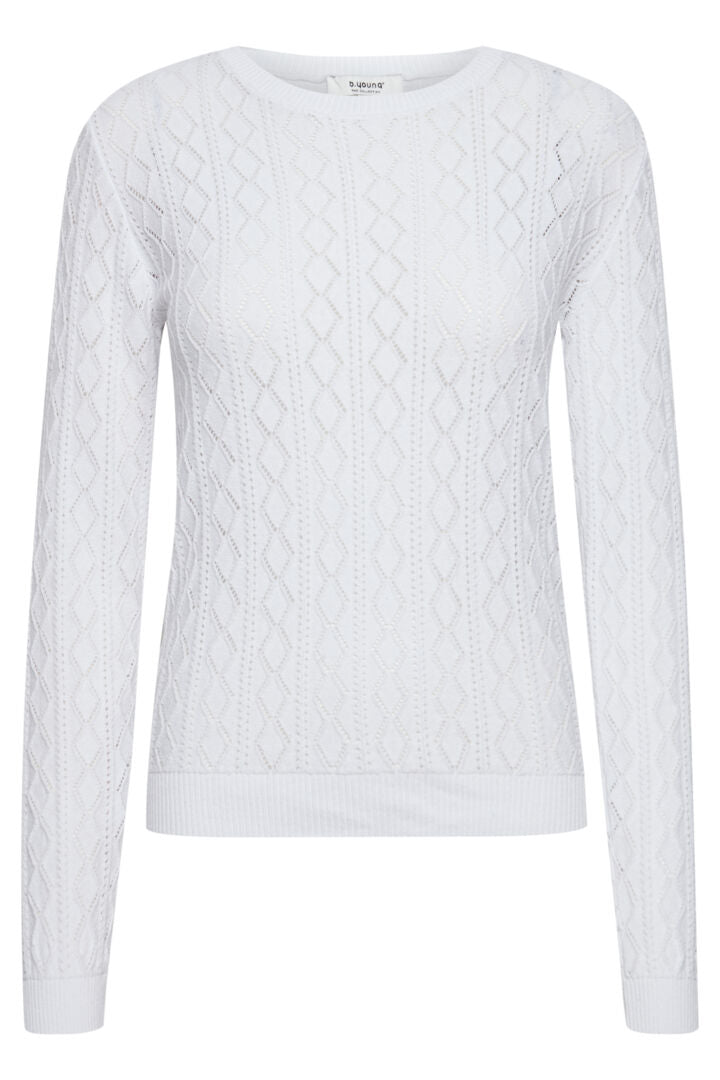 Olivette Pullover - Optical White