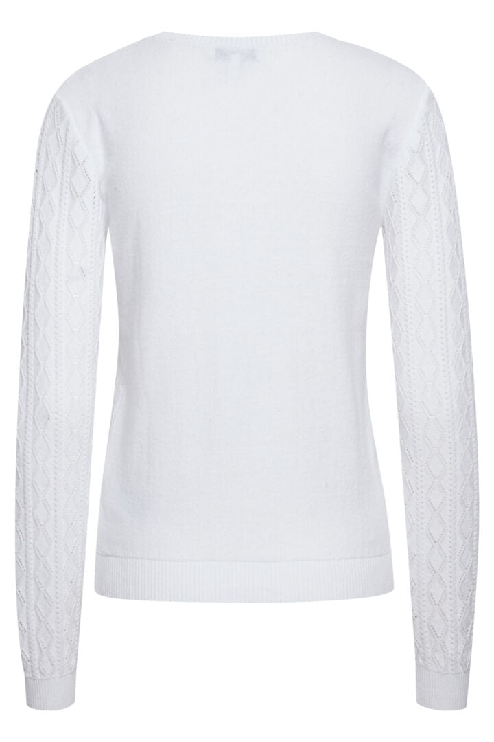 Olivette Pullover - Optical White