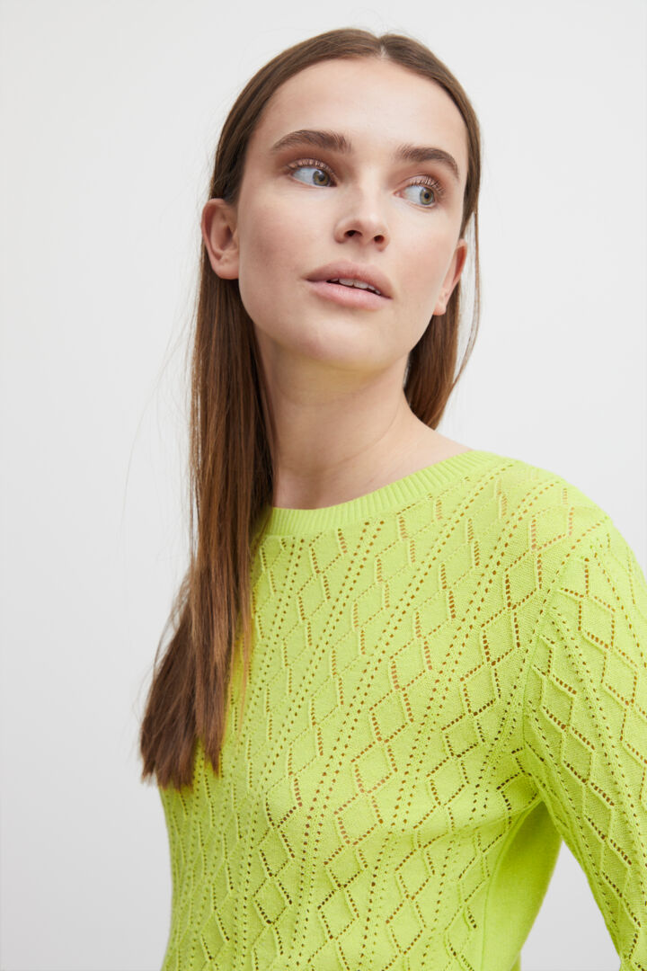 Olivette Pullover - Green Glow