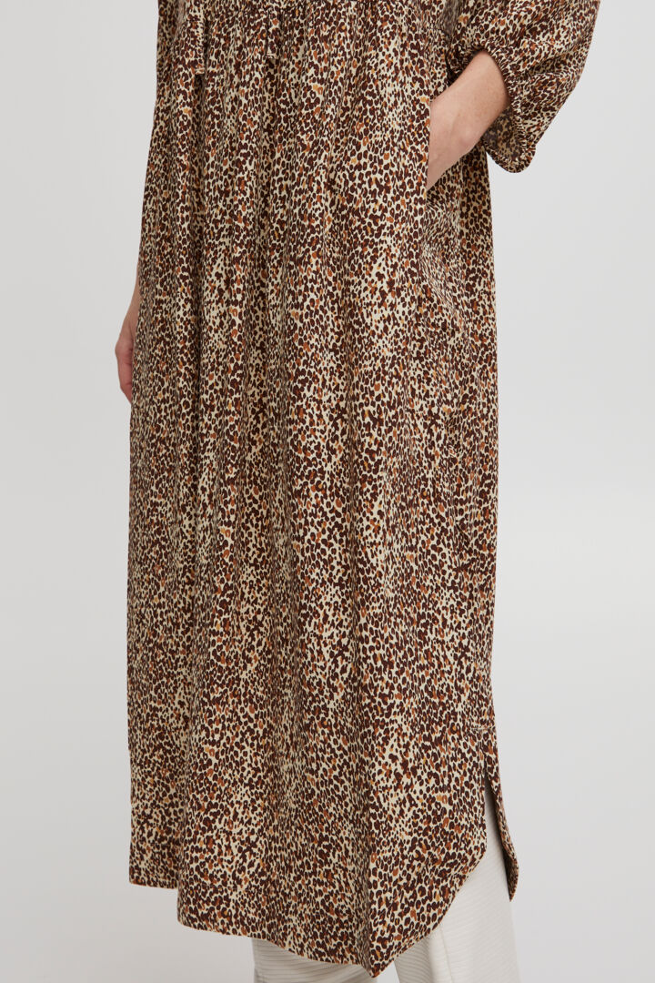 Joella Long Tunic - Iced Coffee Mix