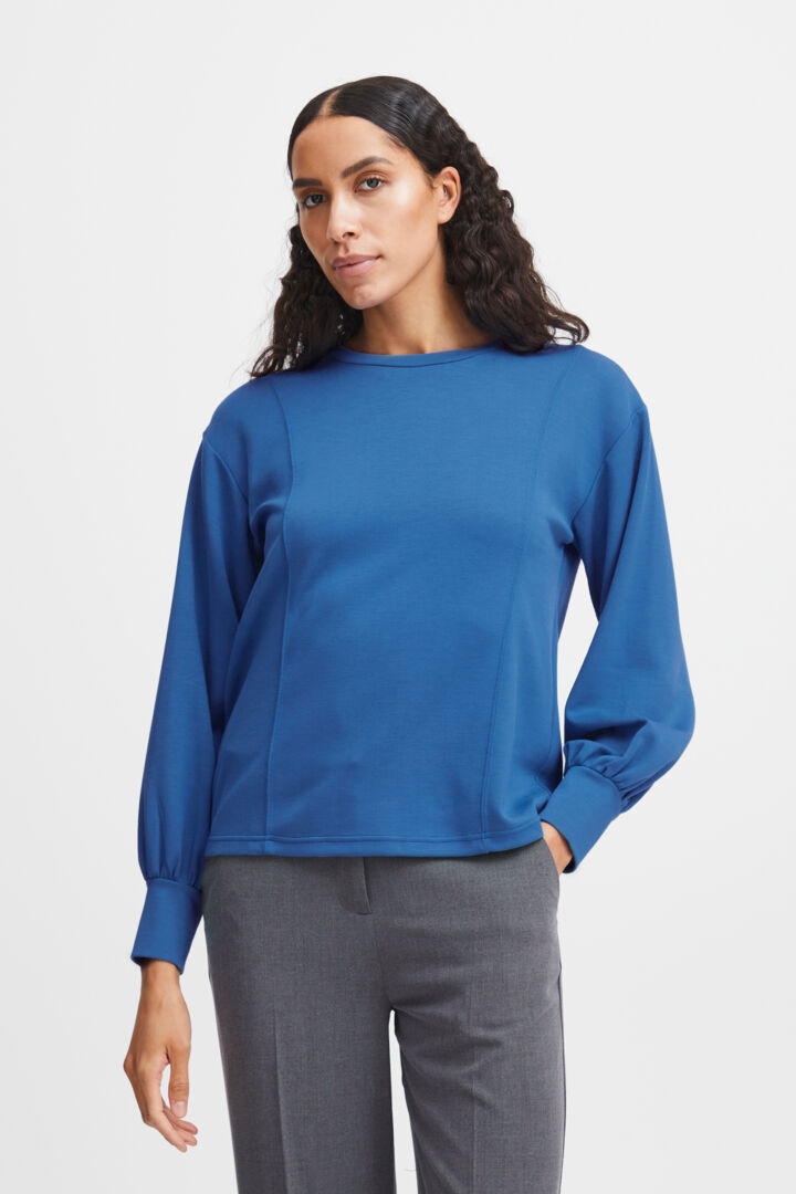 Pusti O-Neck Sweatshirt - Nautical Blue