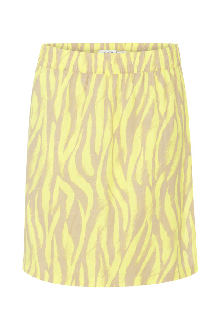 Falakka Short Skirt - Sunny Lime Animal Mix