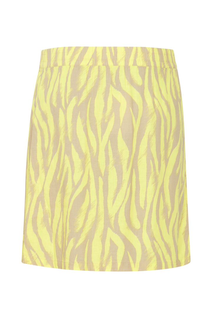 Falakka Short Skirt - Sunny Lime Animal Mix