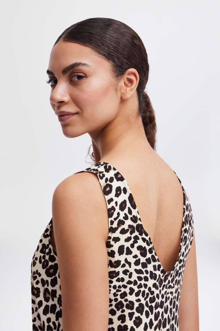 Joella Top - Black Leo Mix