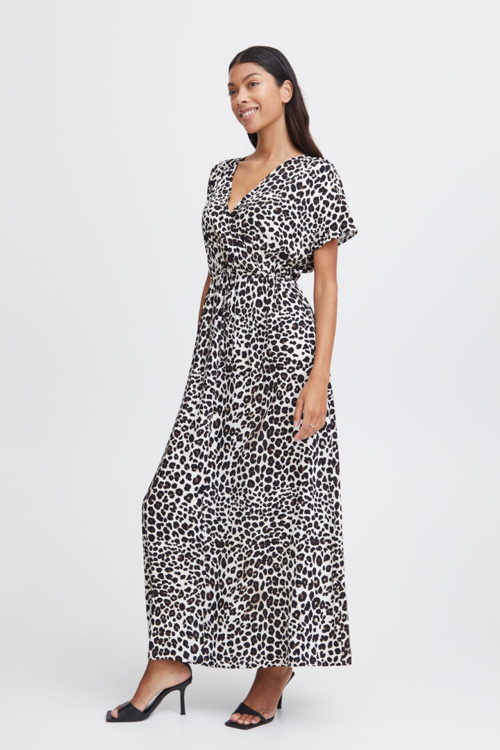 Joella Maxi Dress - Black Leo Mix