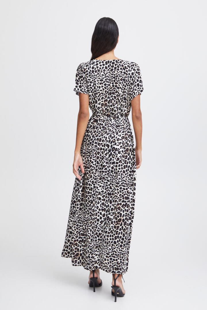 Joella Maxi Dress - Black Leo Mix