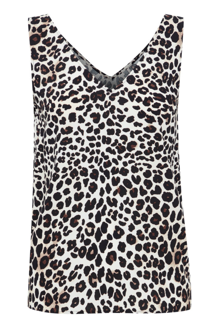 Joella Top - Black Leo Mix