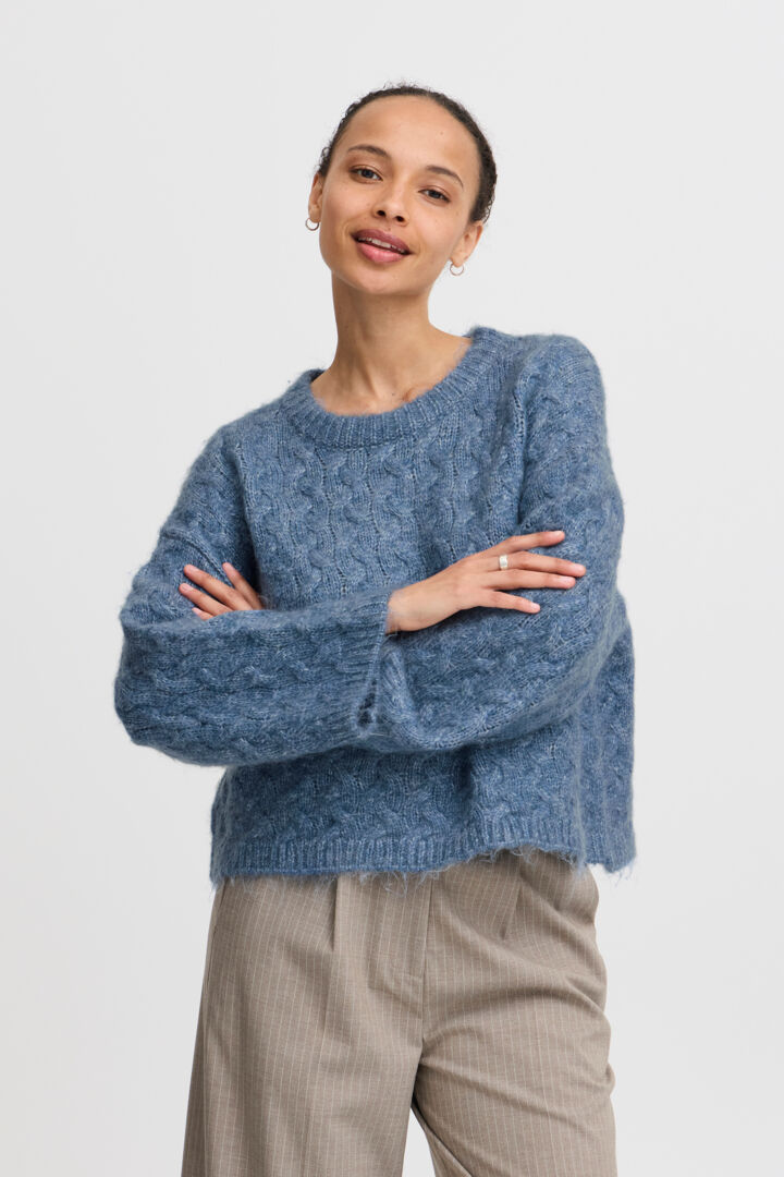 Omhu Jumper - Blue Horizon Melange
