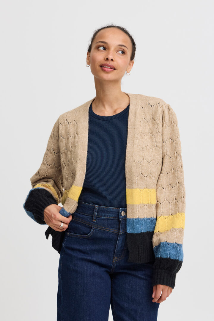 Nillo Cardigan - Cement Mix