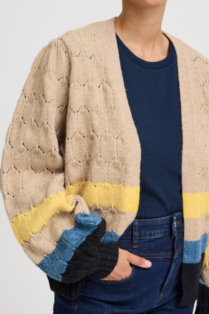 Nillo Cardigan - Cement Mix