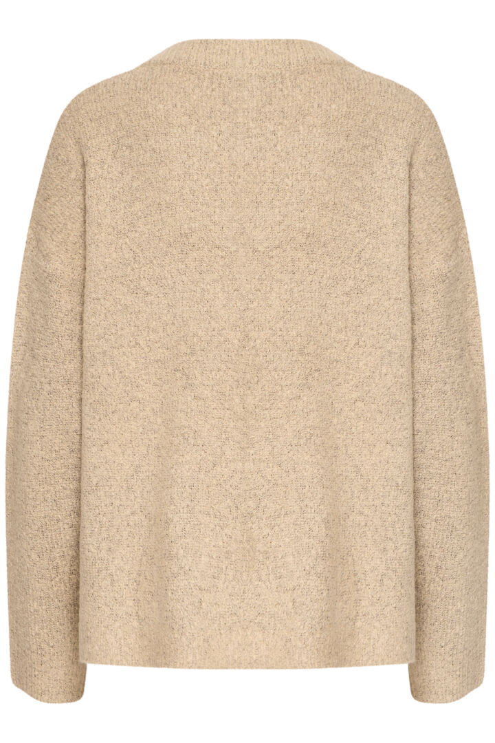 Mirelle V-Neck Jumper - Humus
