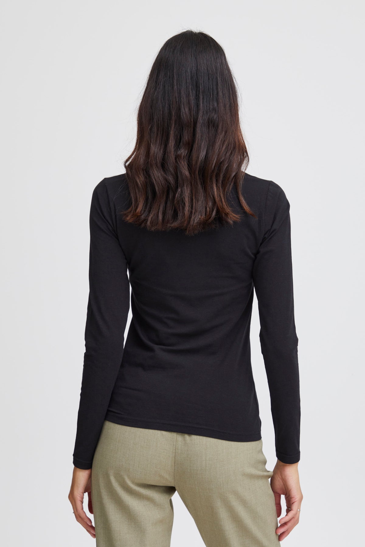 Pamila Long Sleeve T-Shirt - Black