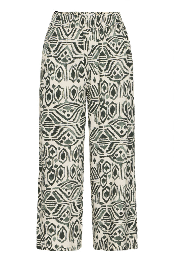 Joella Crop Pants - Ethnic Sea Spray