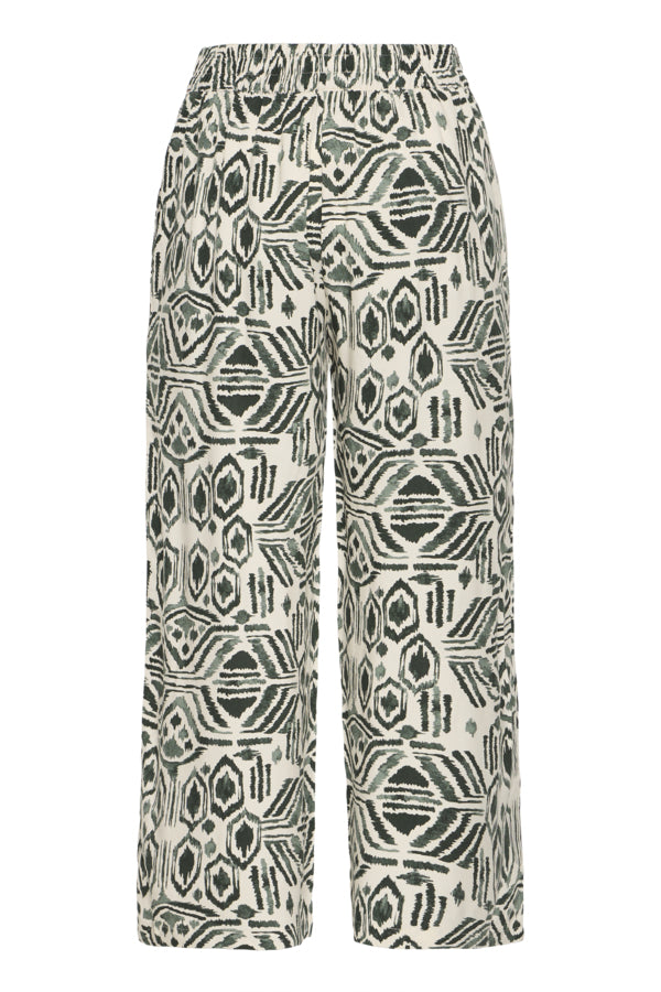 Joella Crop Pants - Ethnic Sea Spray