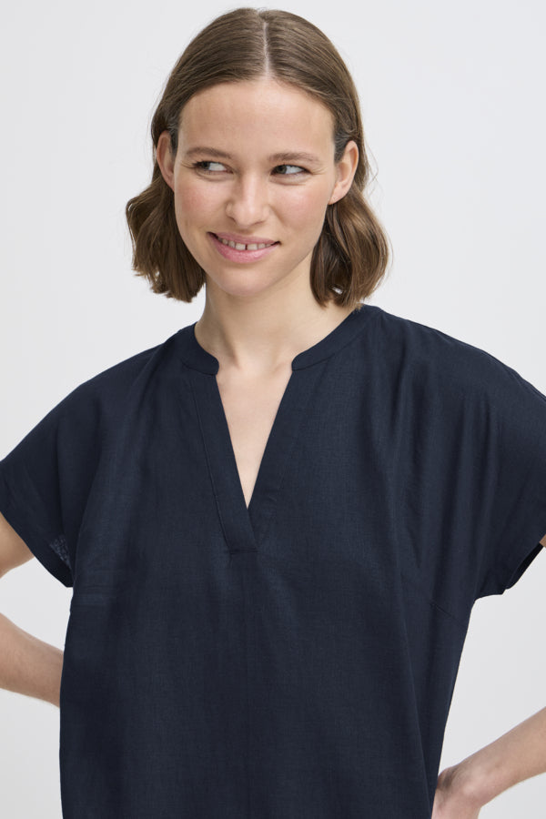 Falakka V-Neck Dress - Copenhagen Nights