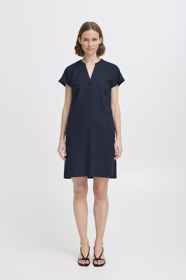 Falakka V-Neck Dress - Copenhagen Nights
