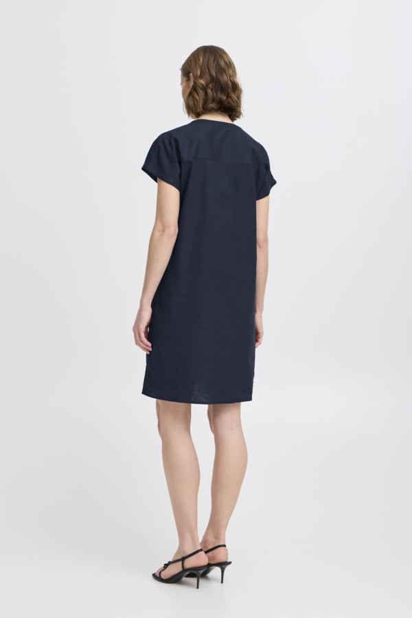 Falakka V-Neck Dress - Copenhagen Nights