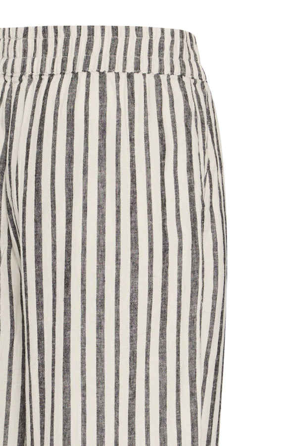 Falakka Cropped Pants - Rainy Day Stripes