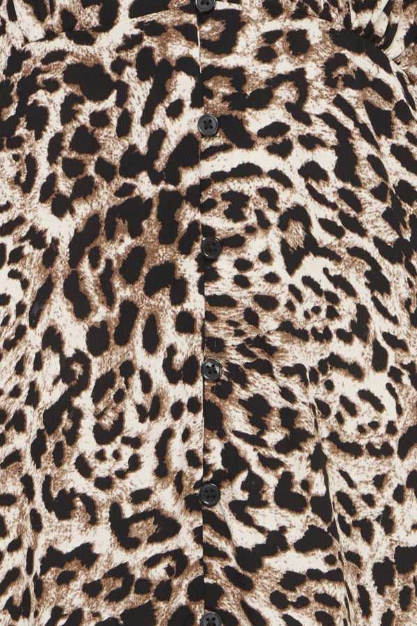 Joella Short Ditsy Dress - Birch Leo