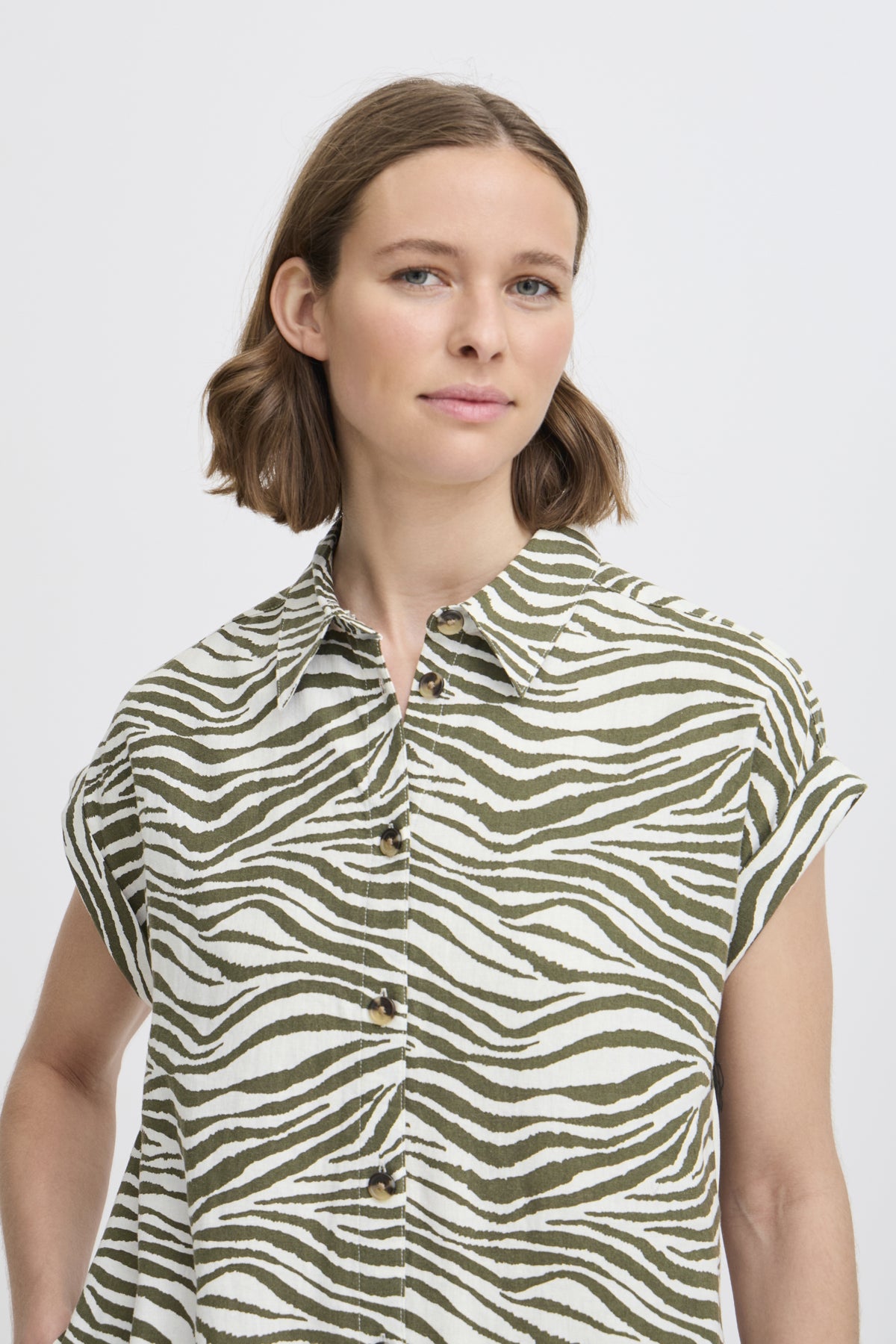 Falakka Shirt Dress - Animal Kalamata