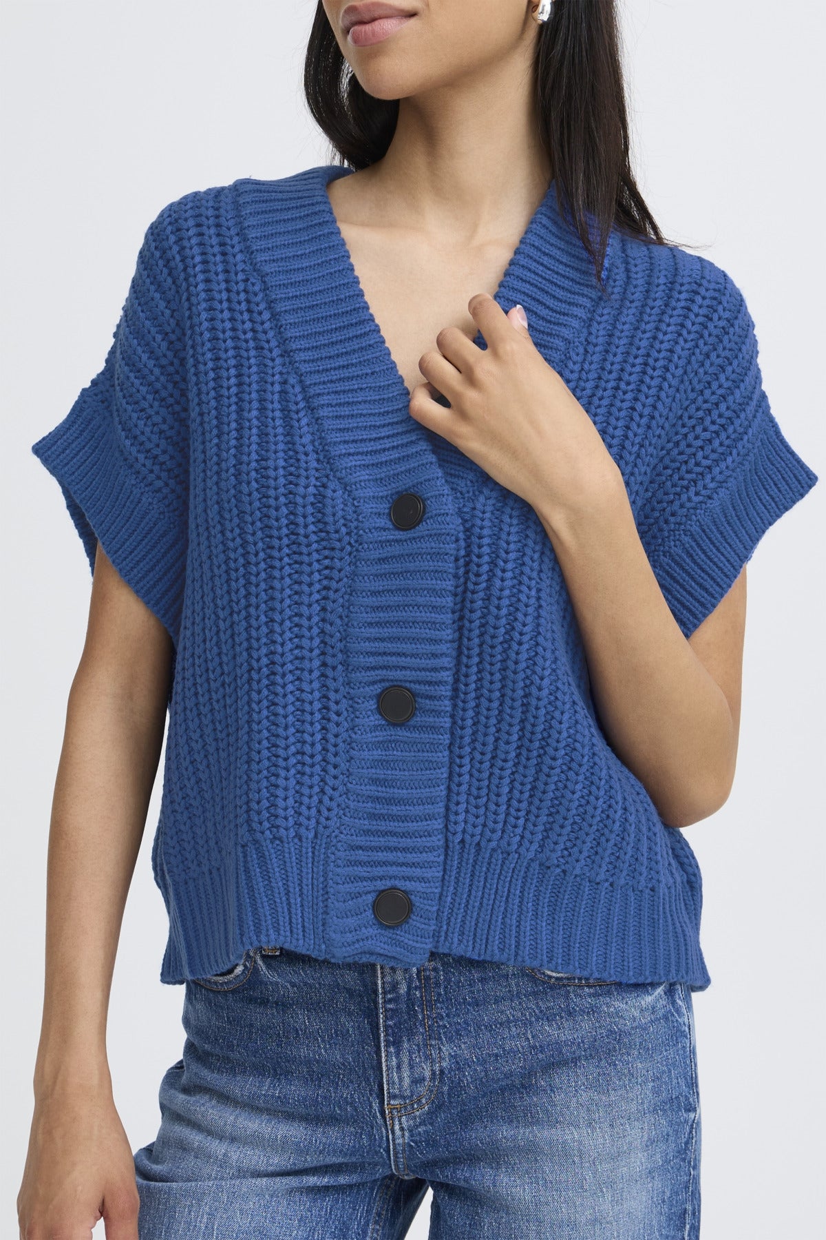 Otinka Waistcoat - Blue Quartz