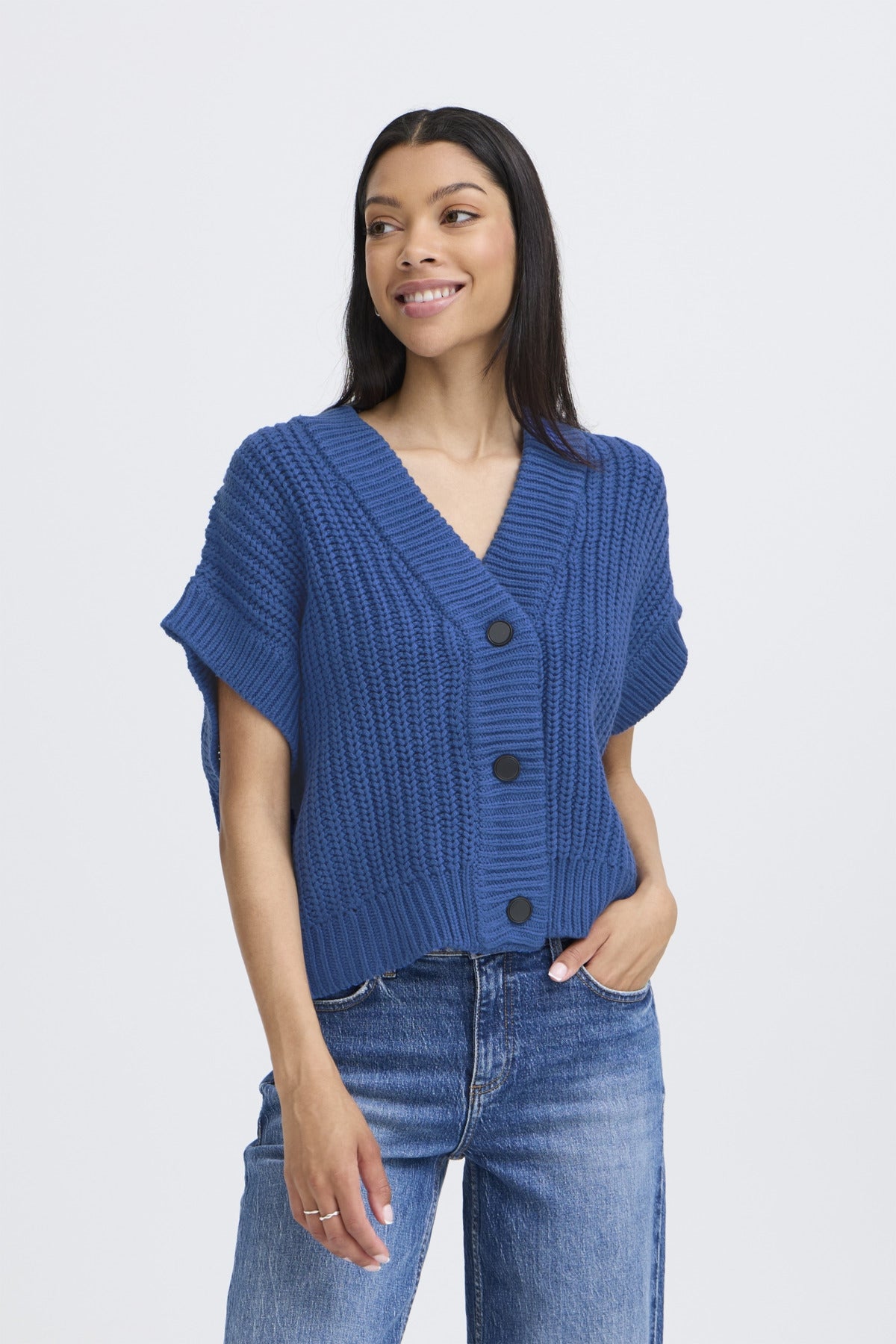 Otinka Waistcoat - Blue Quartz