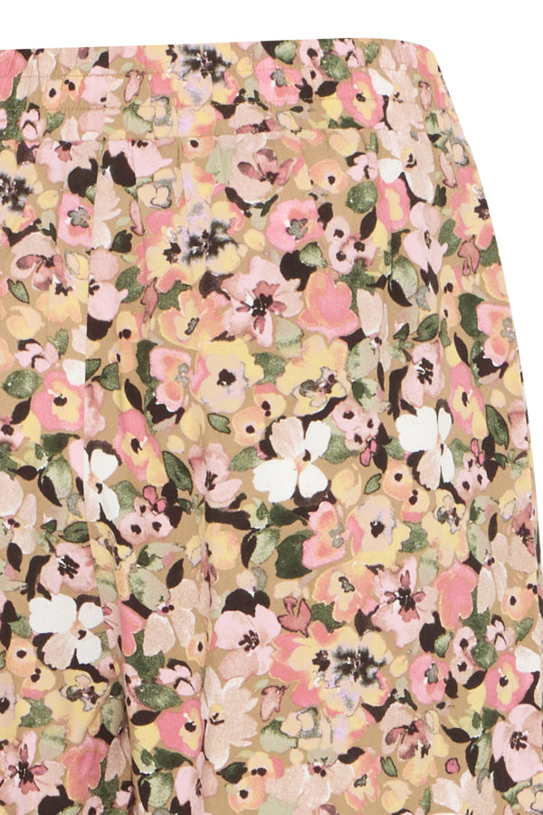 Joella Shorts - Coral Blush Flowers