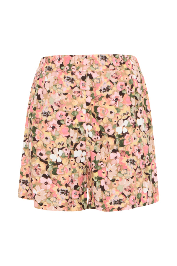Joella Shorts - Coral Blush Flowers