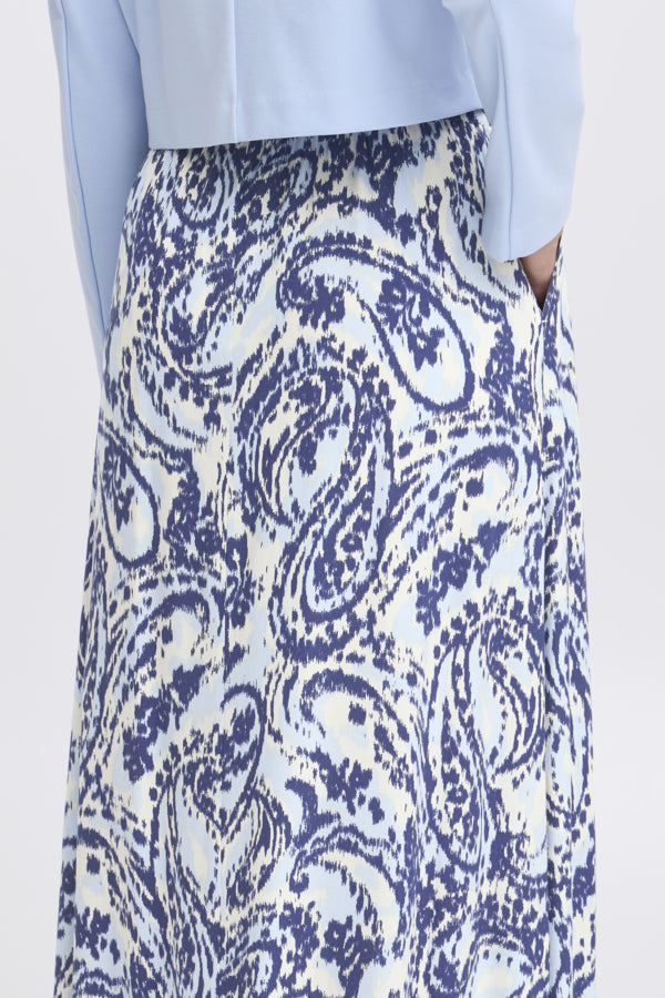 Joella Maxi Skirt - Blue Paisley