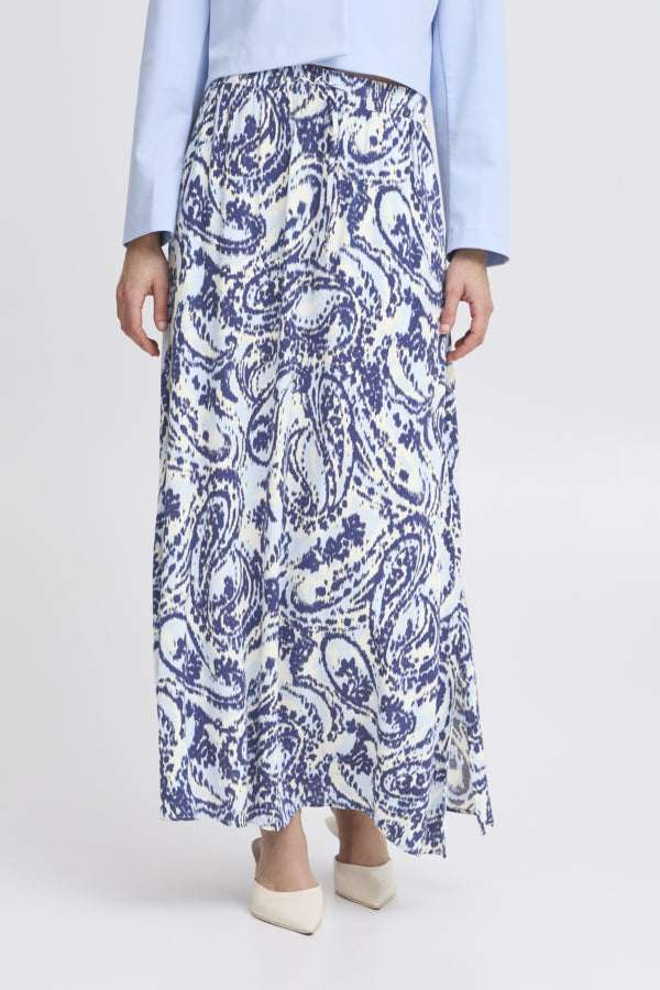 Joella Maxi Skirt - Blue Paisley