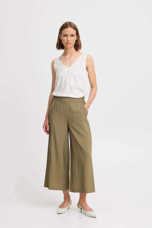 Hailey Culotte Pants - Kalamata