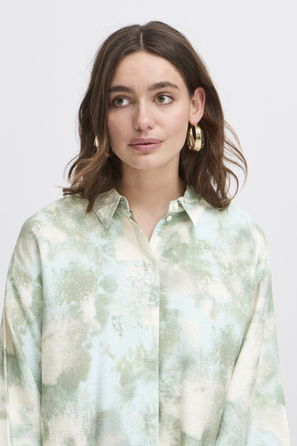 Ibine Shirt - Blue Haze Blur