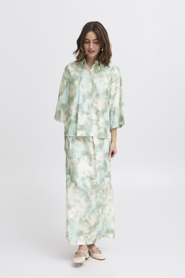 Ibine Shirt - Blue Haze Blur