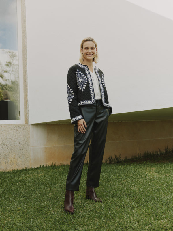 Damun Jacket - Black Mix