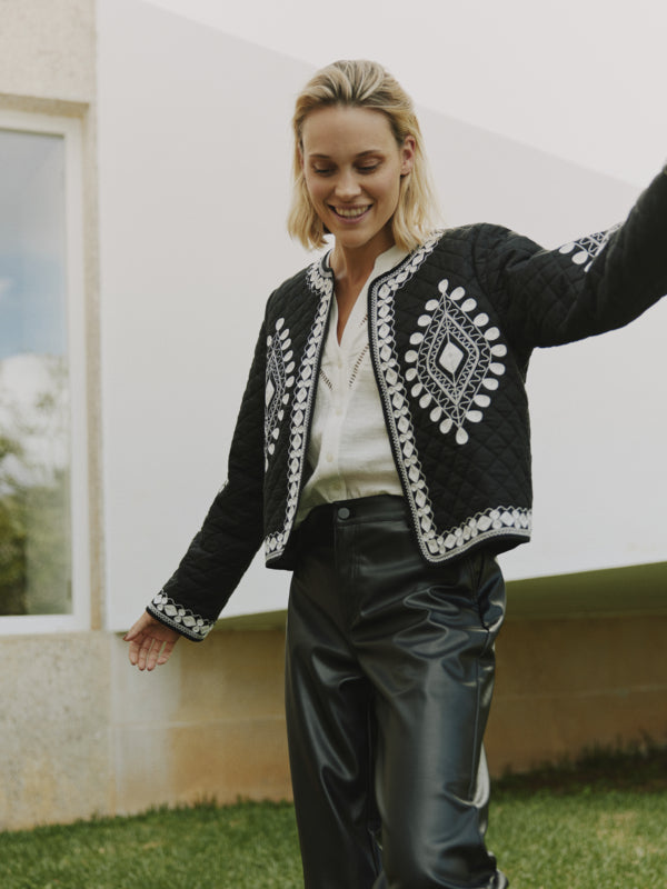 Damun Jacket - Black Mix