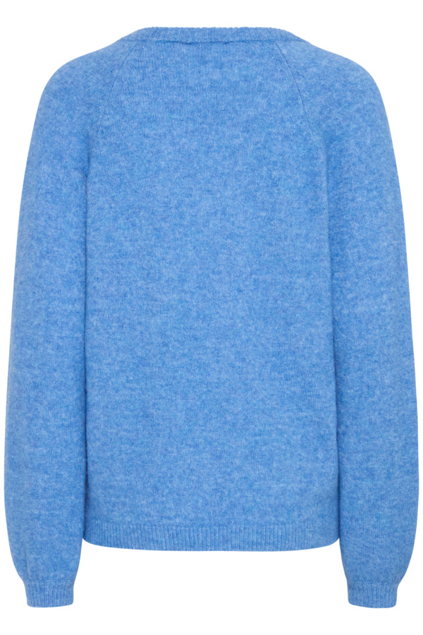 Omea V-Neck Jumper - Riviera Melange